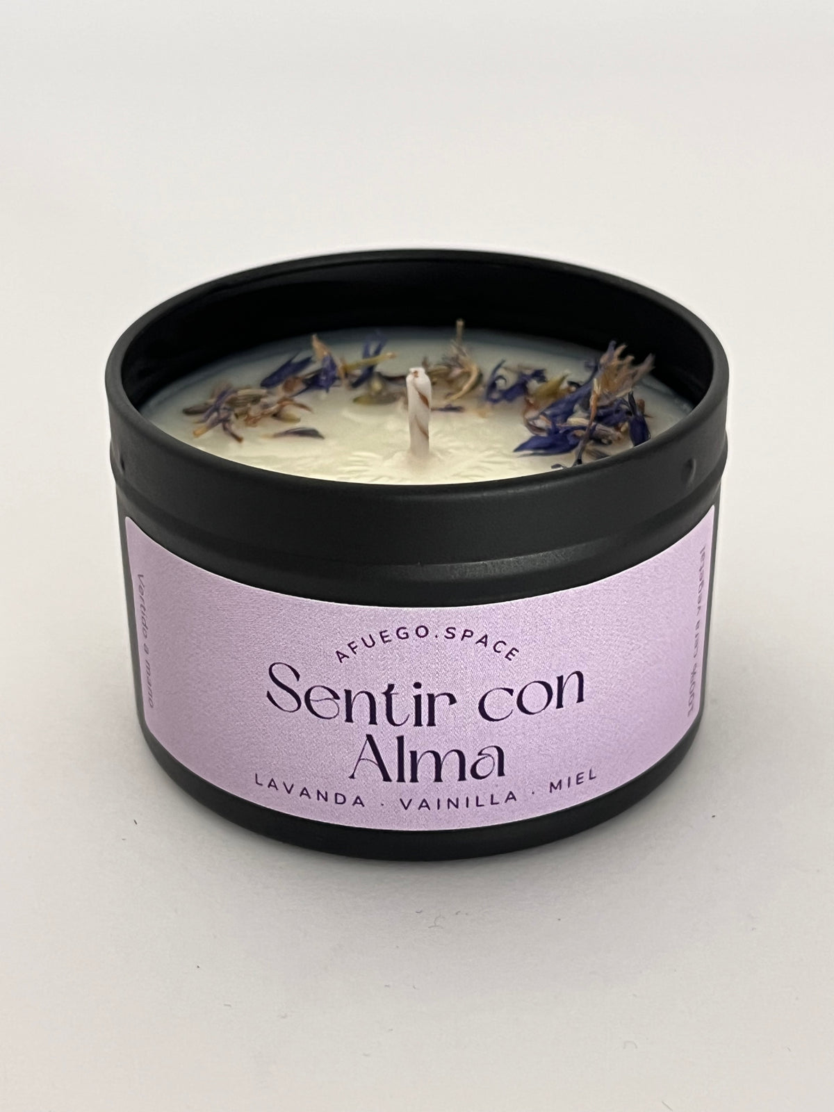 Vela Alma - lavanda, miel y vainilla