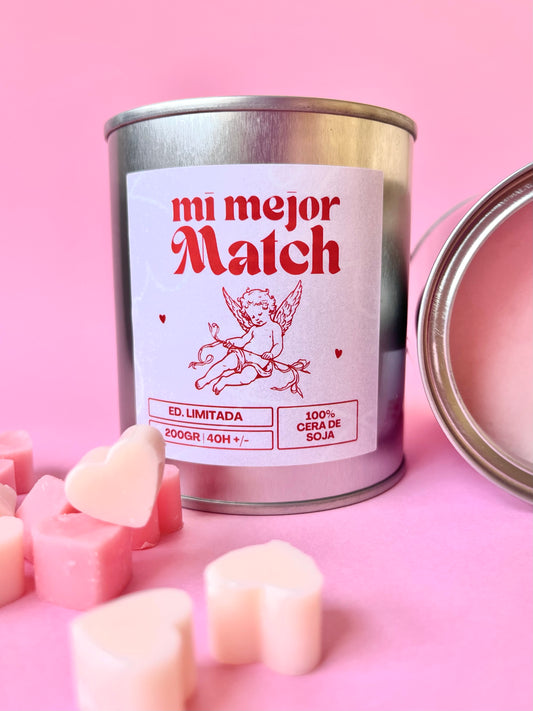 Vela "Mi mejor match" Ed. limitada