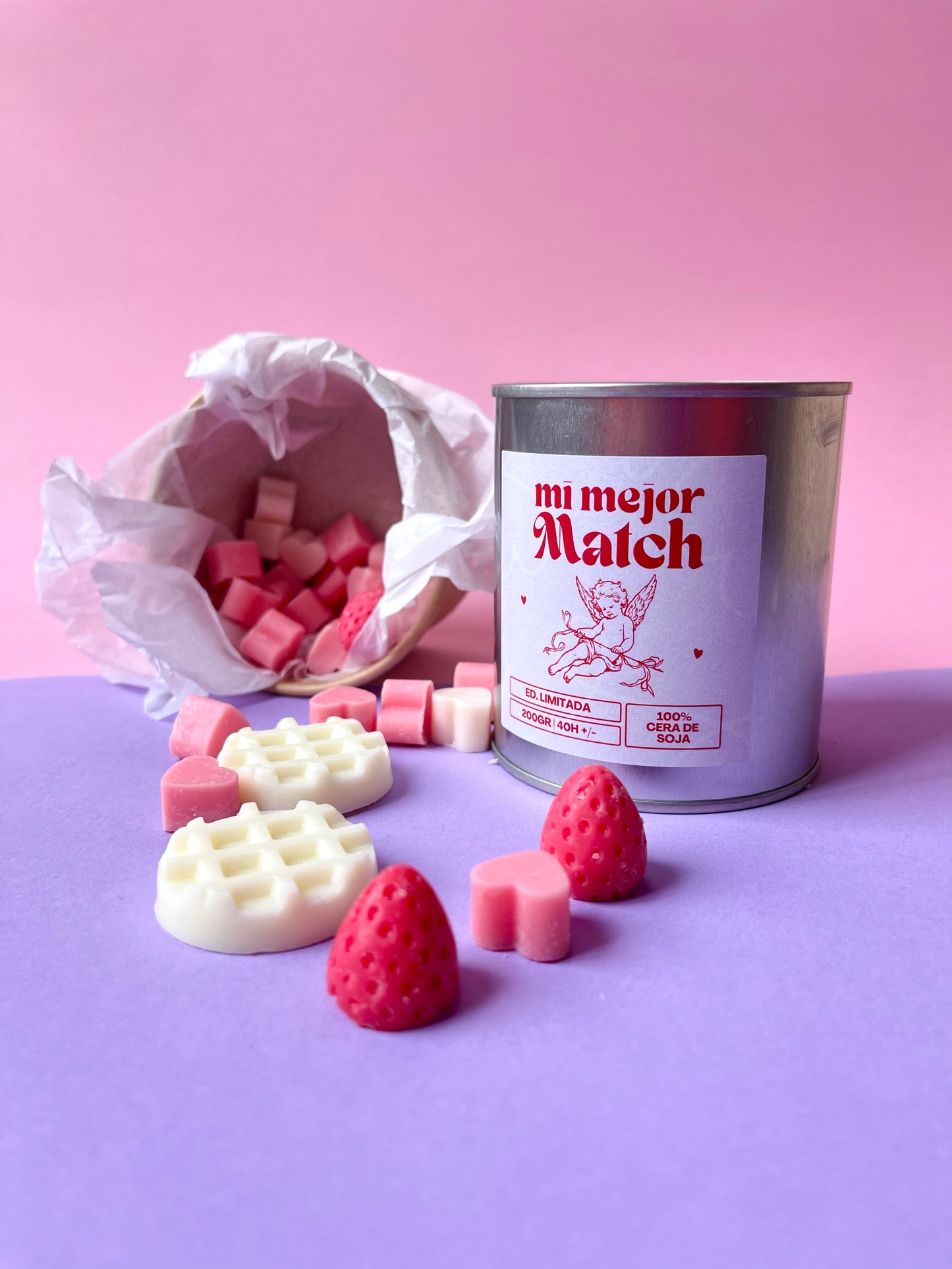 Pack Vela+Wax Melts "Mi mejor match" Ed. limitada