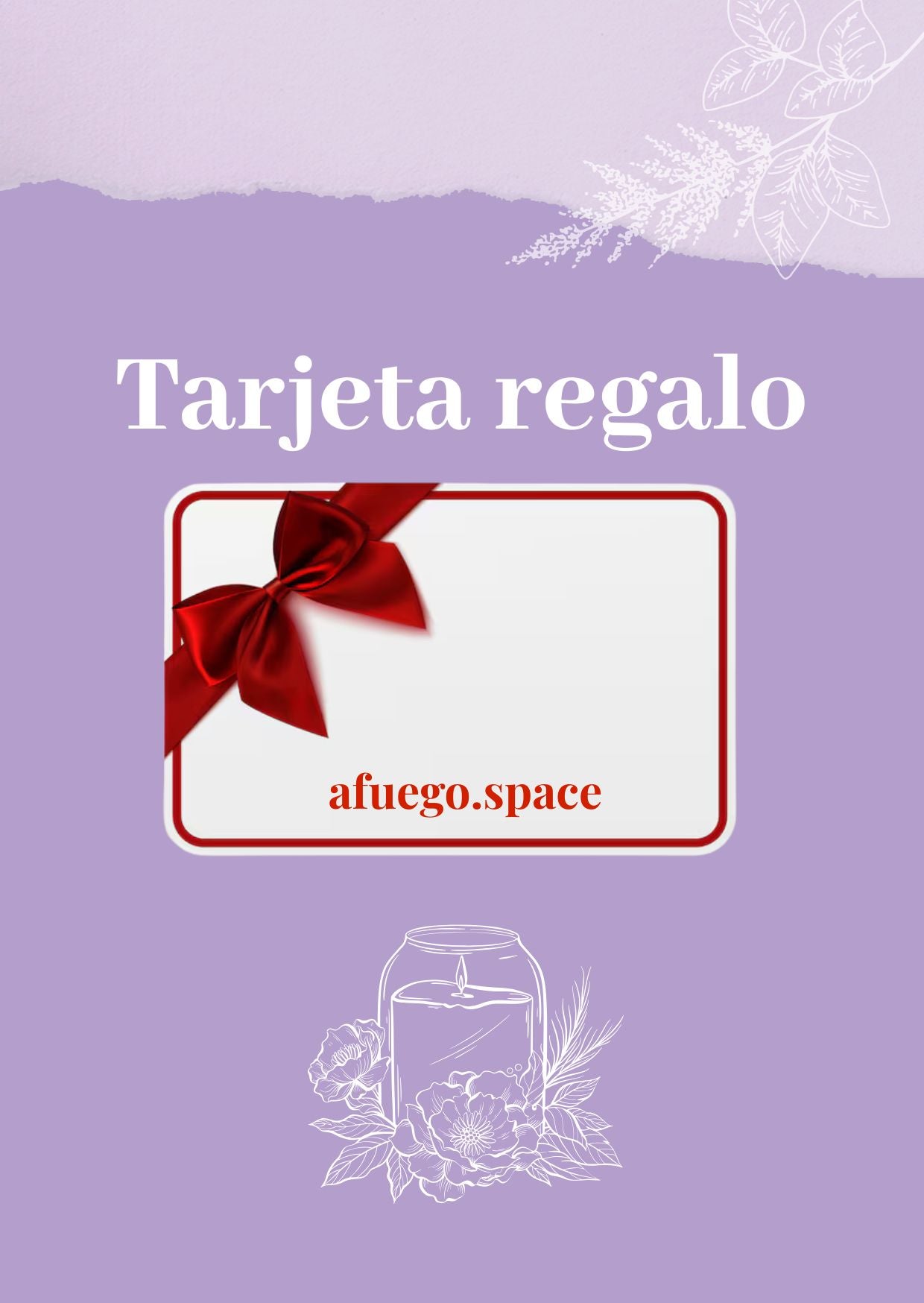 Tarjeta regalo Afuego